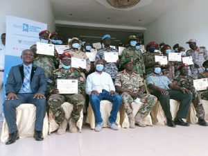Child soldiers training