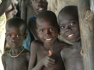 Children in IDP Camp in South Sudan