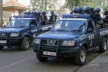 Uganda's police patrol