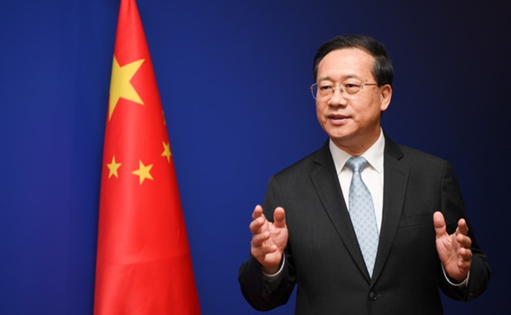 Chinese Vice Foreign Minister Ma Zhaoxu briefs the media on the visit of UN High Commissioner for Human Rights to China