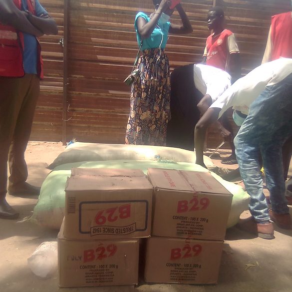 Red cross donates mosquito nets, washing soap to inmates