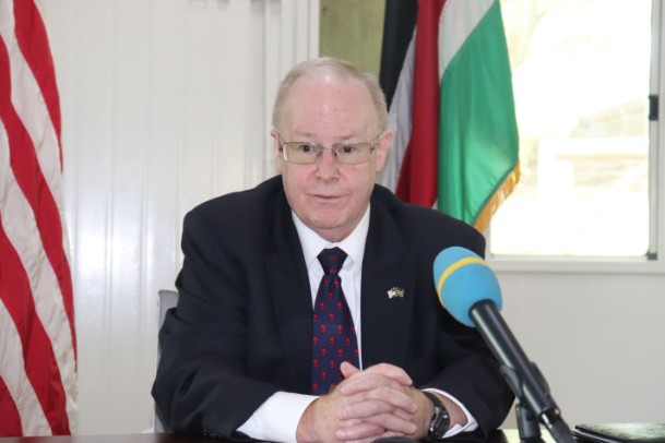 U.S envoy urges parties to speed up pending tasks as his tenure ends