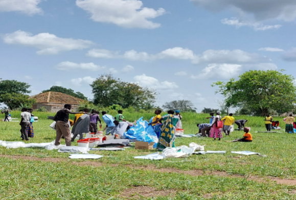 400 households in Magwi County receive donations from SSRC