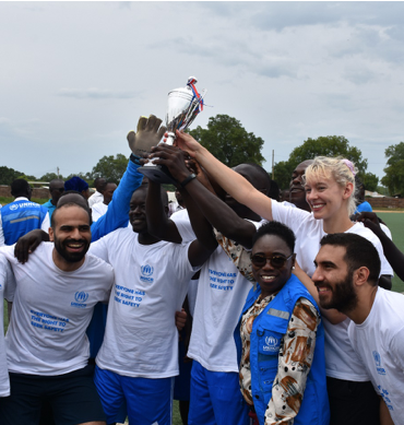 UNHCR crowned football champions on World Refugee Day