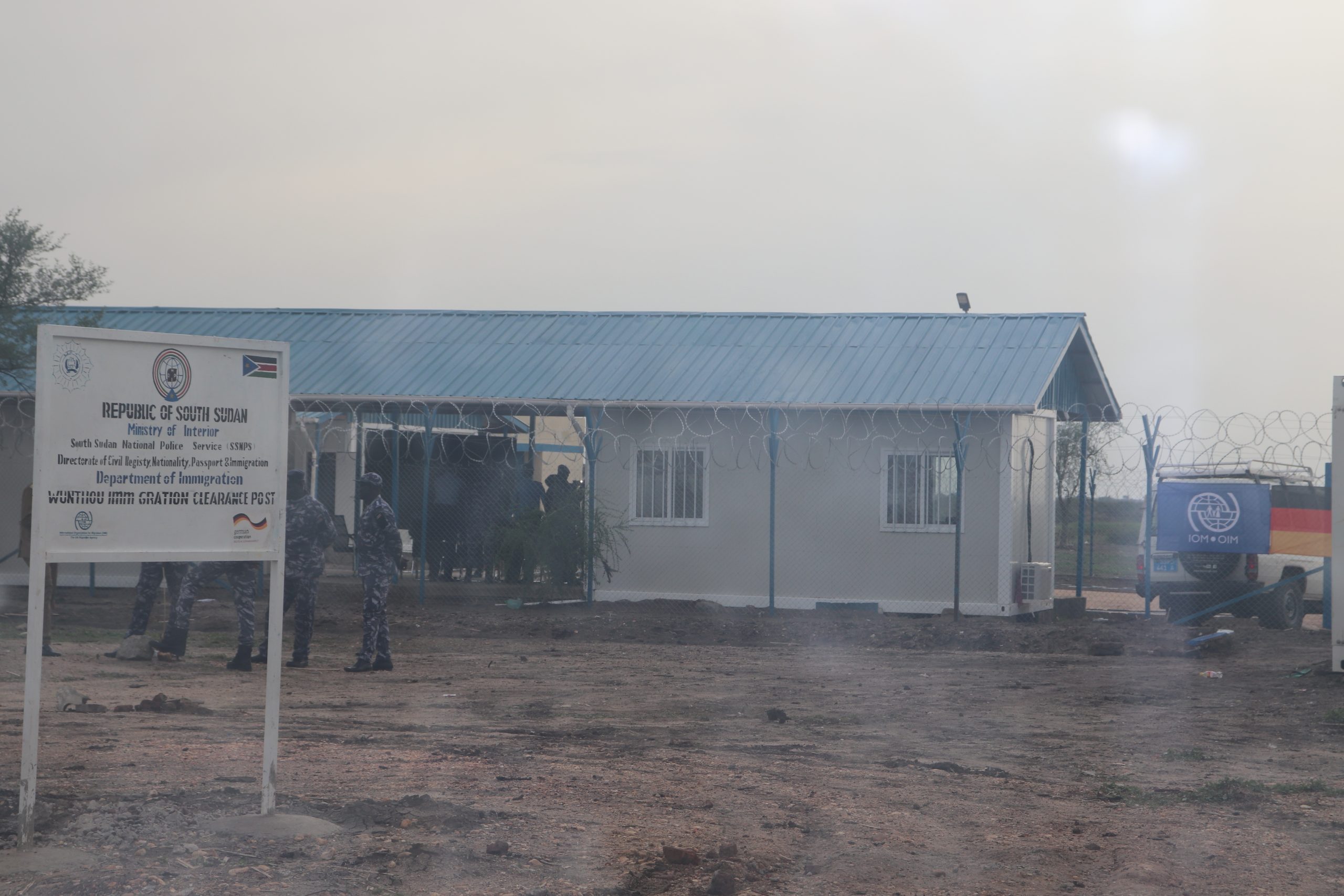 IOM hands over immigration facility at the Wunthou border post to the Government of South Sudan