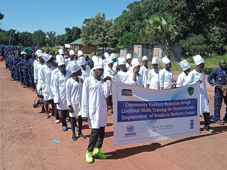 UN supports vocational training of 453 youth in Tambura County