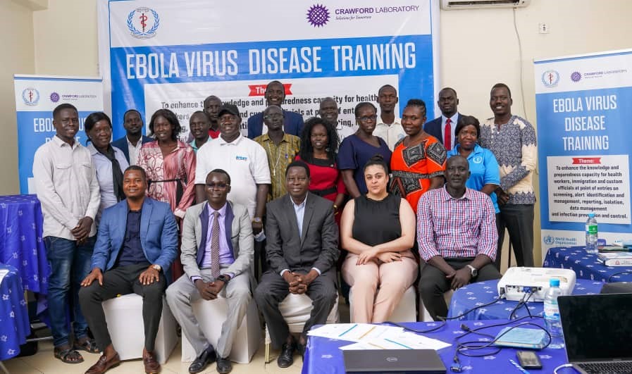 Crawford begin training of frontline health workers on Ebola