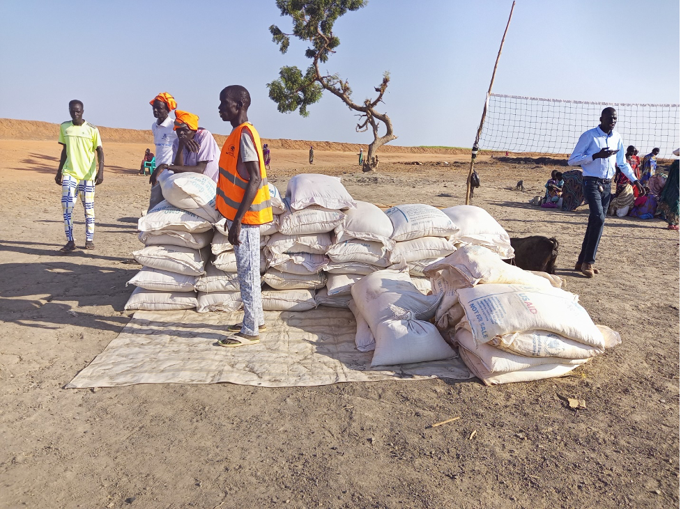 Over<strong> 750</strong> farmers receive food donation in Unity state