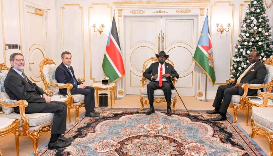 President Kiir, mediators’ discus resumption of Rome Peace Talks