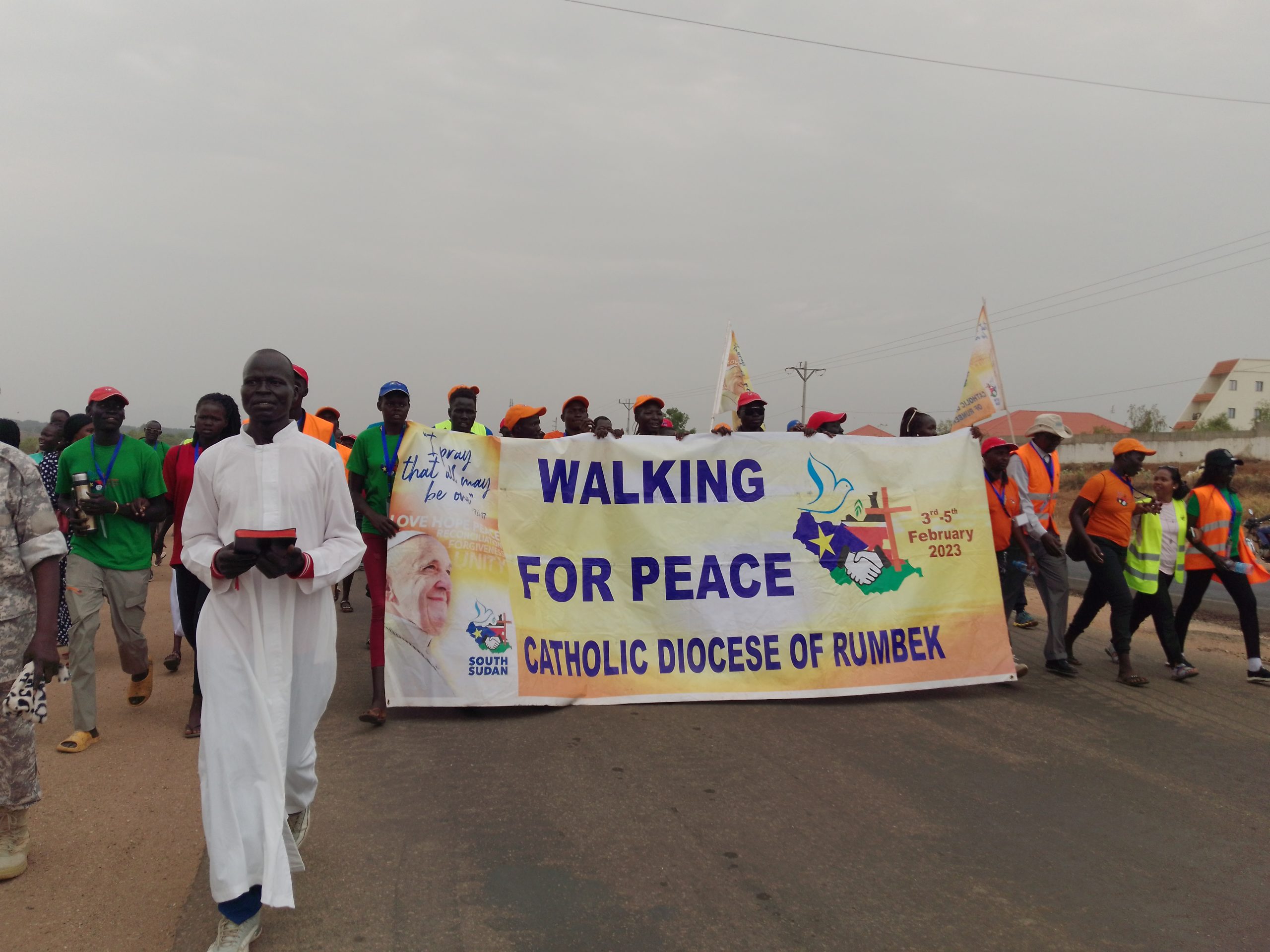 Daring catholic pilgrims arrive in Juba ahead of Pope’s visit