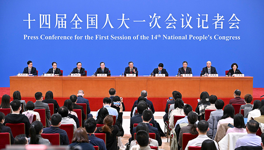 <em>Chinese Premier Li Qiang outlines new government’s priorities</em>