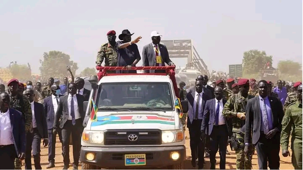 In Aweil town, Kiir admits hunger is the biggest challenge in South Sudan