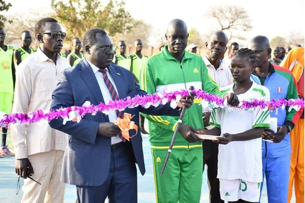 Basketball court in Kuajok inaugurated to encourage youth to embrace the game