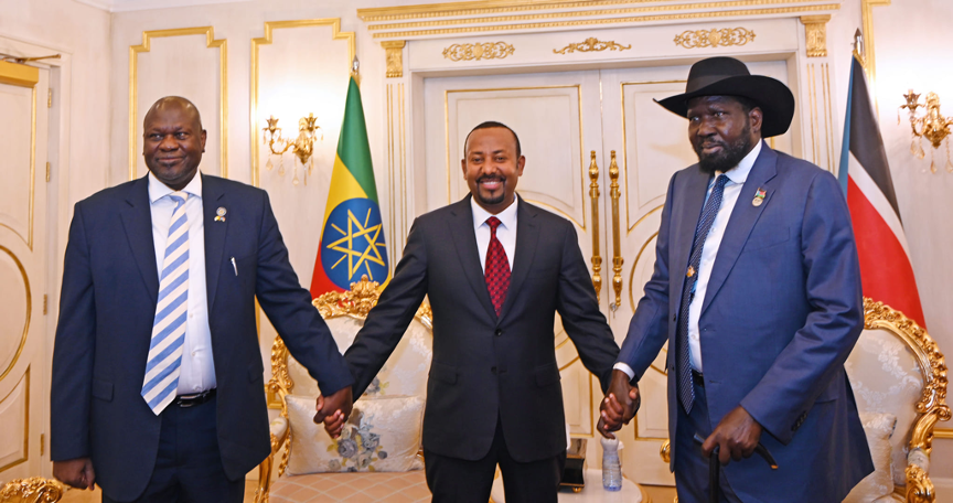 Ethiopian prime minister holds bilateral talks with Kiir