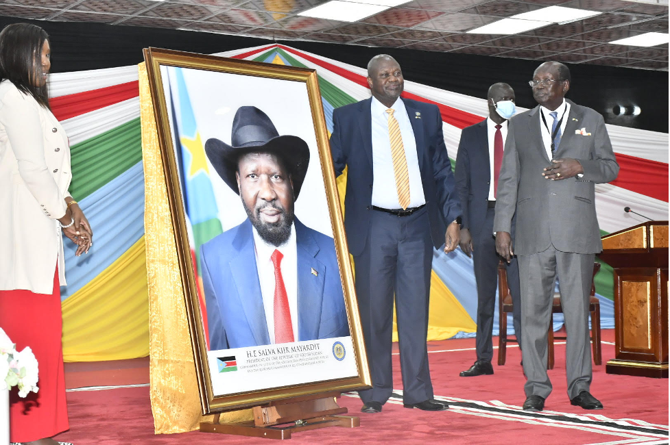 President Salva Kiir’s official portrait unveiled