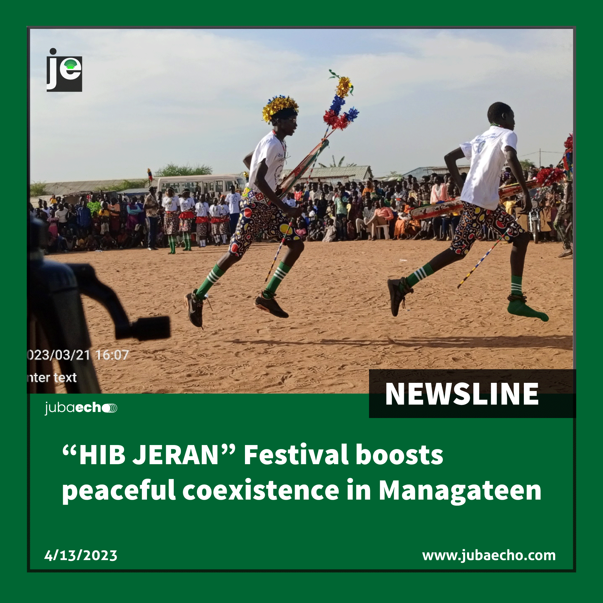 “HIB JERAN” Festival boosts peaceful coexistence in Mangateen