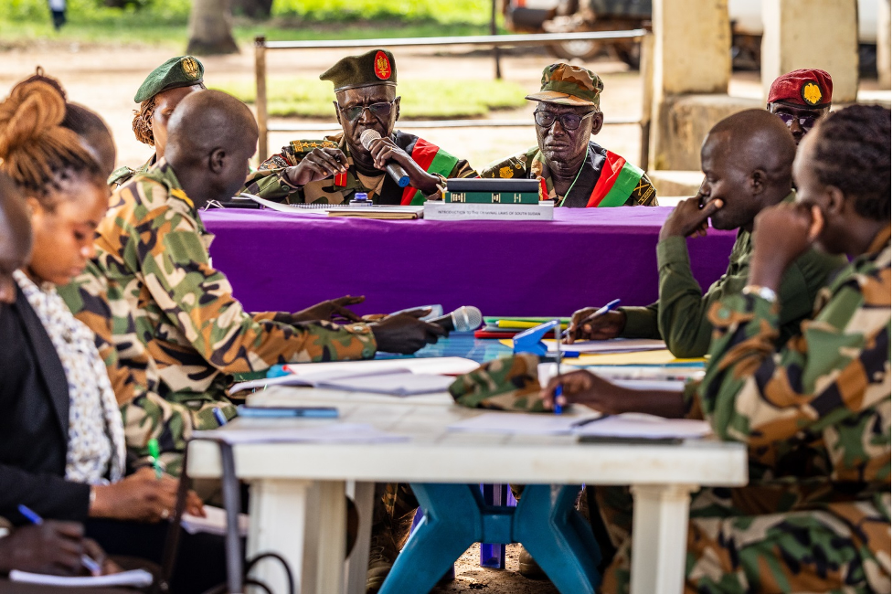 UNMISS supports SSPDF General Court Martial in Yei to deliver justice