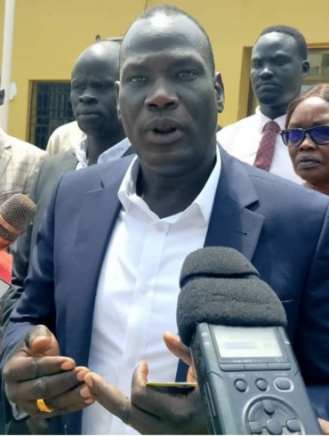 John Lual Akol, the first deputy chairperson for South Sudan National Chamber of Commerce, Industry and Agriculture