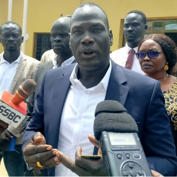 John Lual Akol, the first deputy chairperson for South Sudan National Chamber of Commerce, Industry and Agriculture