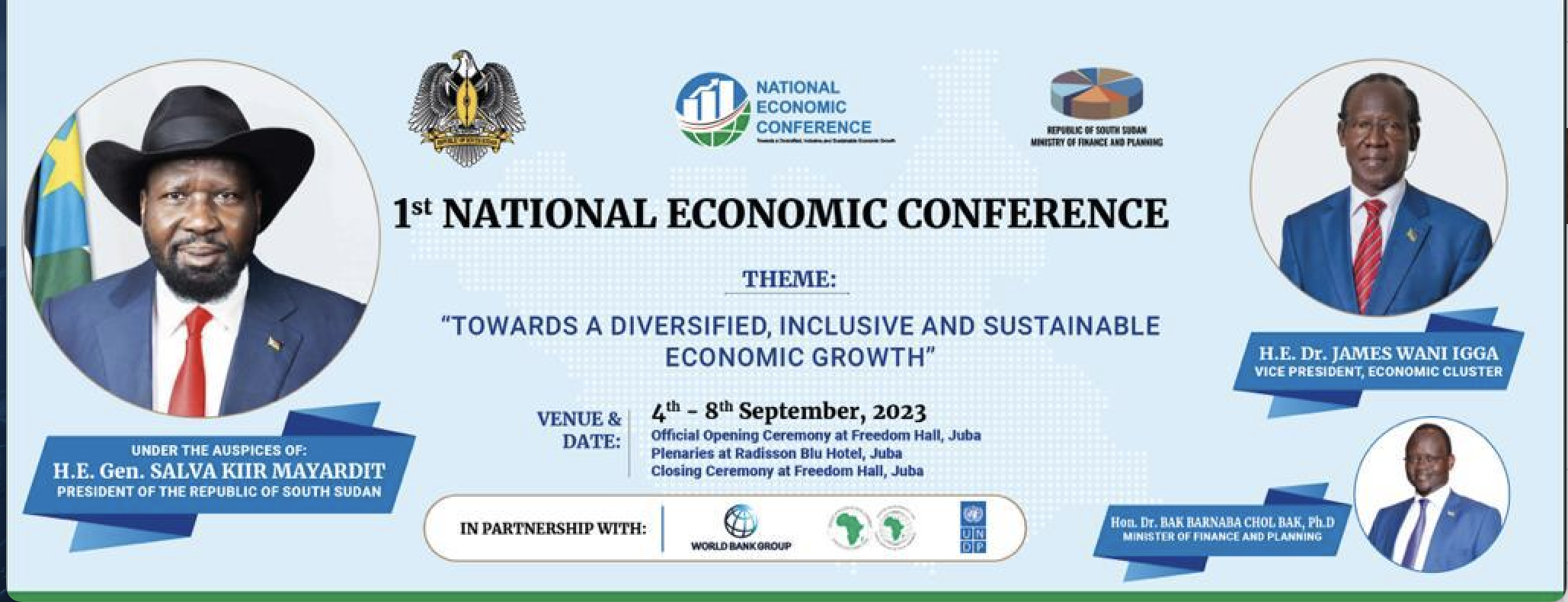 South Sudan’s first ever economic conference set for September 4th.