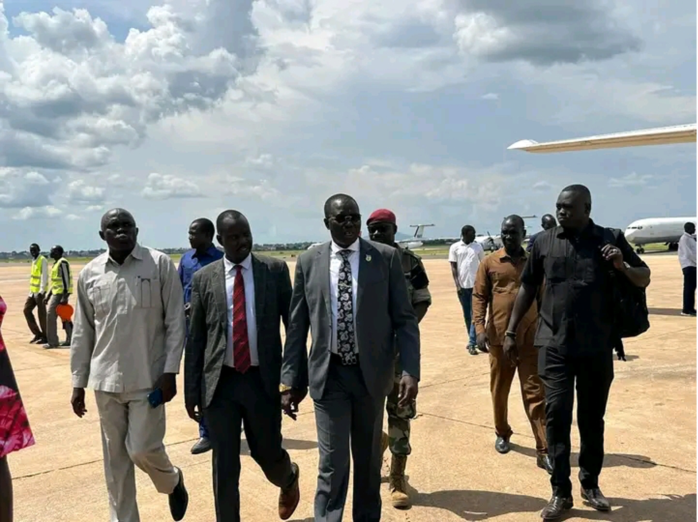 Governor Tong arrives in Juba for economic conference