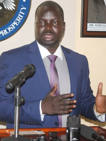 David Dau Acuoth, Executive Director, office of the Vice President for Youth and Gender Cluster