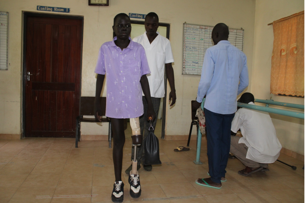 South Sudan amputees given hope of second chance after traumatic experiences