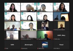 Participants are listening to the Rwanda Webinar