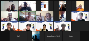 Participants say 'we are one' with smiling