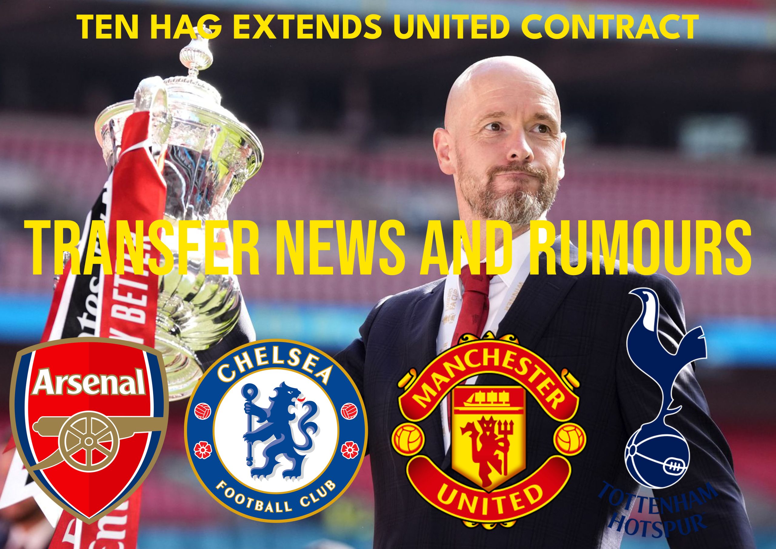 Football Transfers and Rumours: Ten Hag Extends United contract