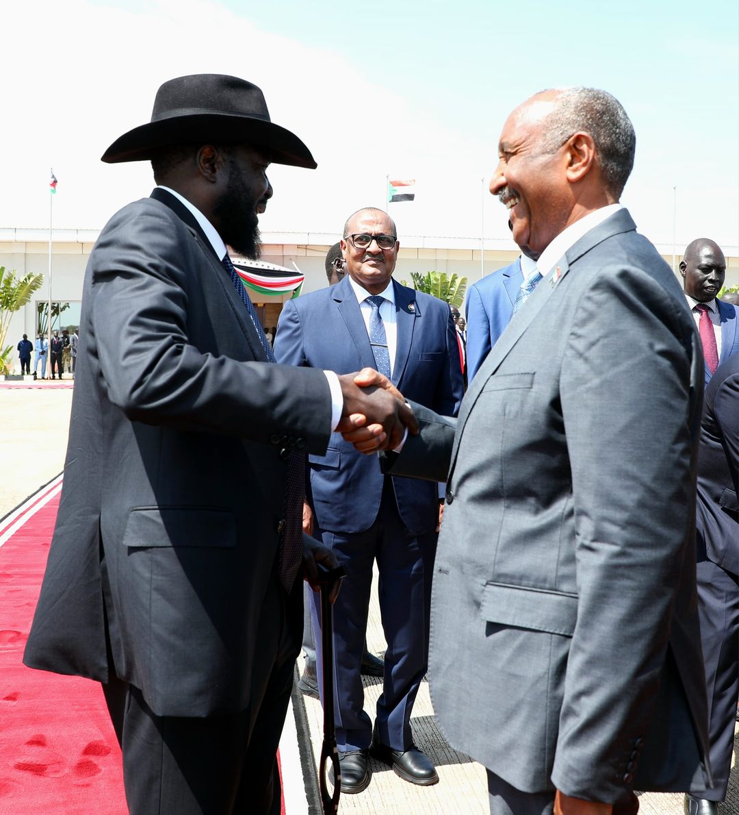 Abdel Fattah Al-Burhan, Chairman of Sudan’s Sovereign Council in Juba