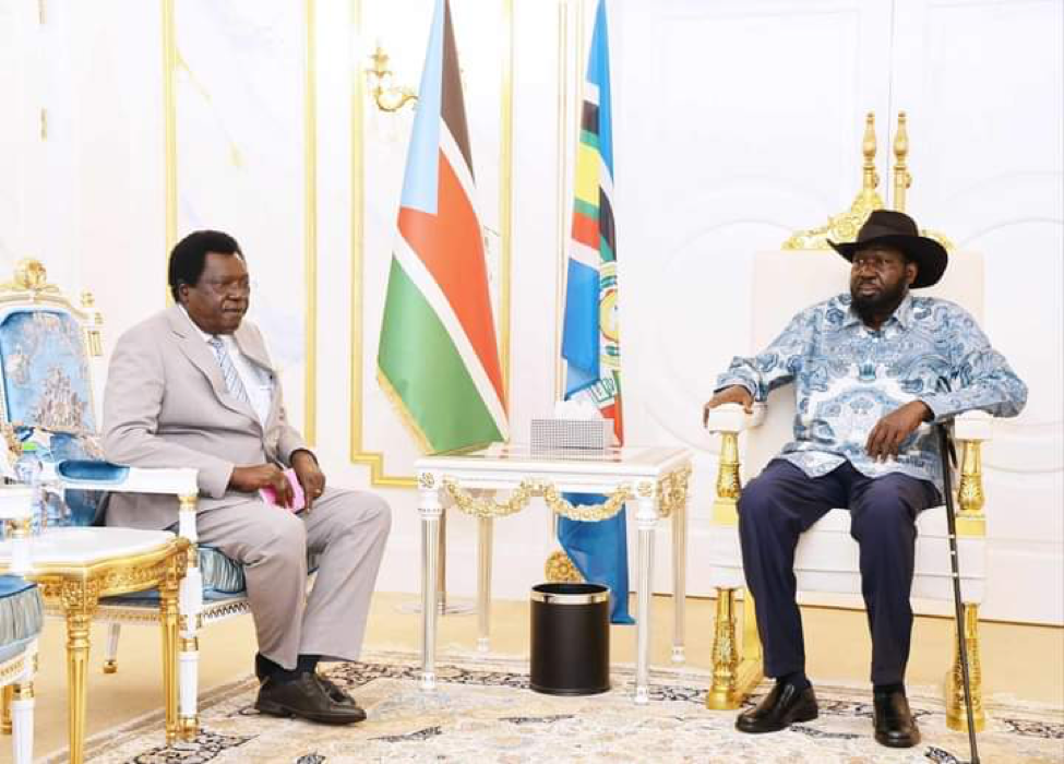 President Kiir receives security updates from state leaders