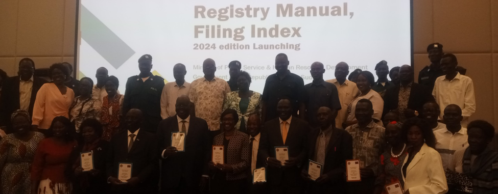 Government launches registry manual to manage records