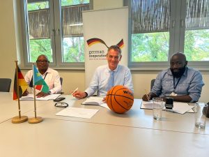 German Embassy GREDO Basketball Signing