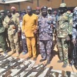 Police forces collected 100 guns to free the town ahead of Christmas festivities in Bentiu