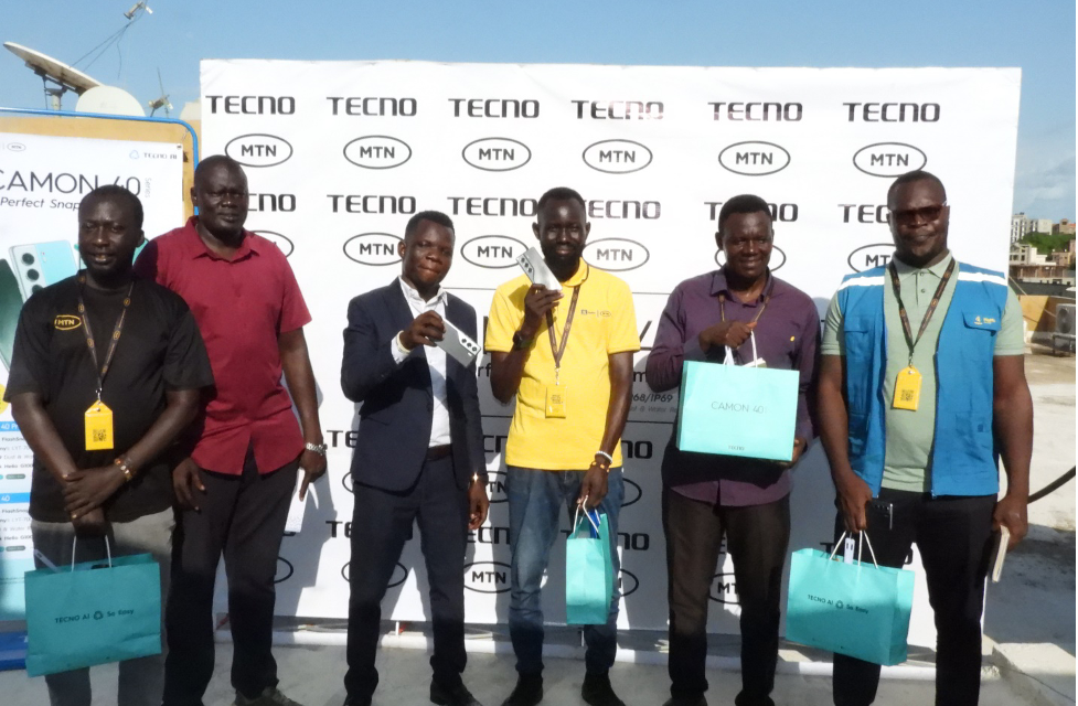 Tecno South Sudan in partnership with MTN unveil Camon 40 smart phone