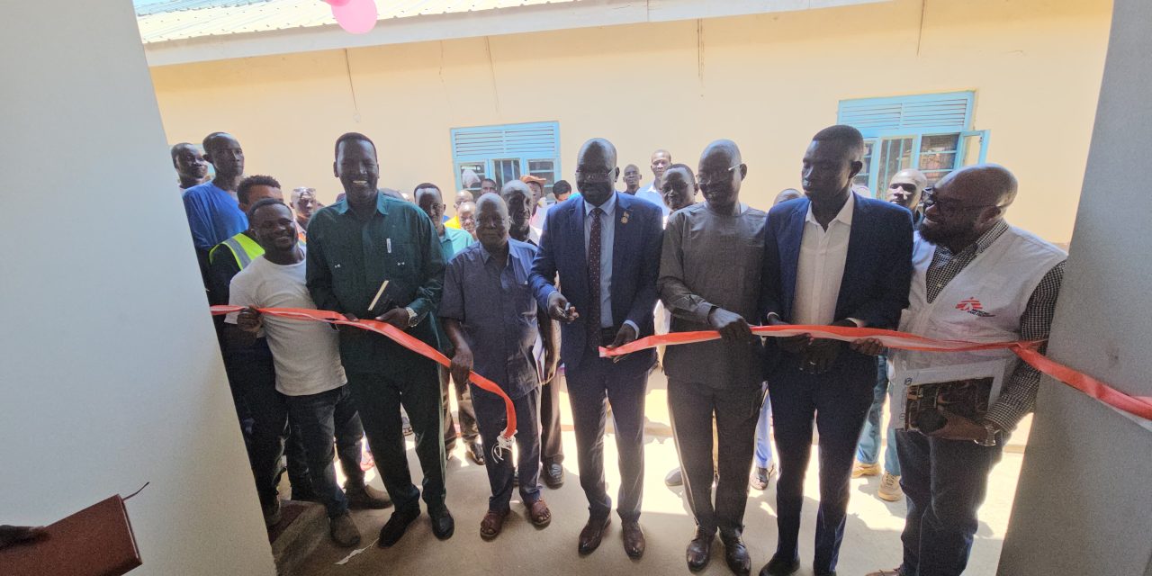 MSF and Ministry of Health launch newly constructed neonatal ward at Aweil State Hospital