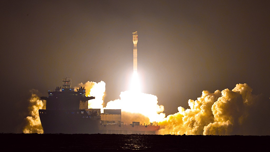 11 satellites in a single rocket: China launches new satellites from sea