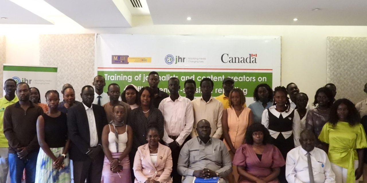 MMN, JHR train Journalists and content creators on conflict, gender sensitive reporting