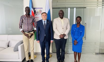 UJOSS discusses training opportunities for journalists with the Russian Embassy in Juba.