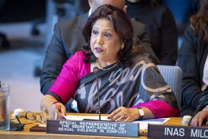 Security Council meeting Women and peace and security. Sexual violence in conflict
