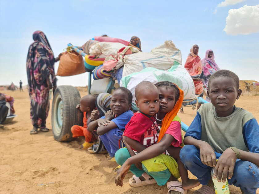 Conflict-affected Sudanese are escaping to other parts of the country and to adjacent nations.